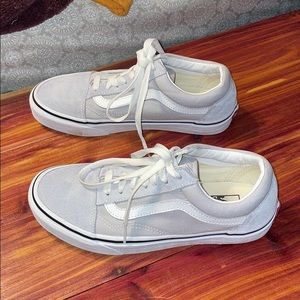 Grayish-blue vans